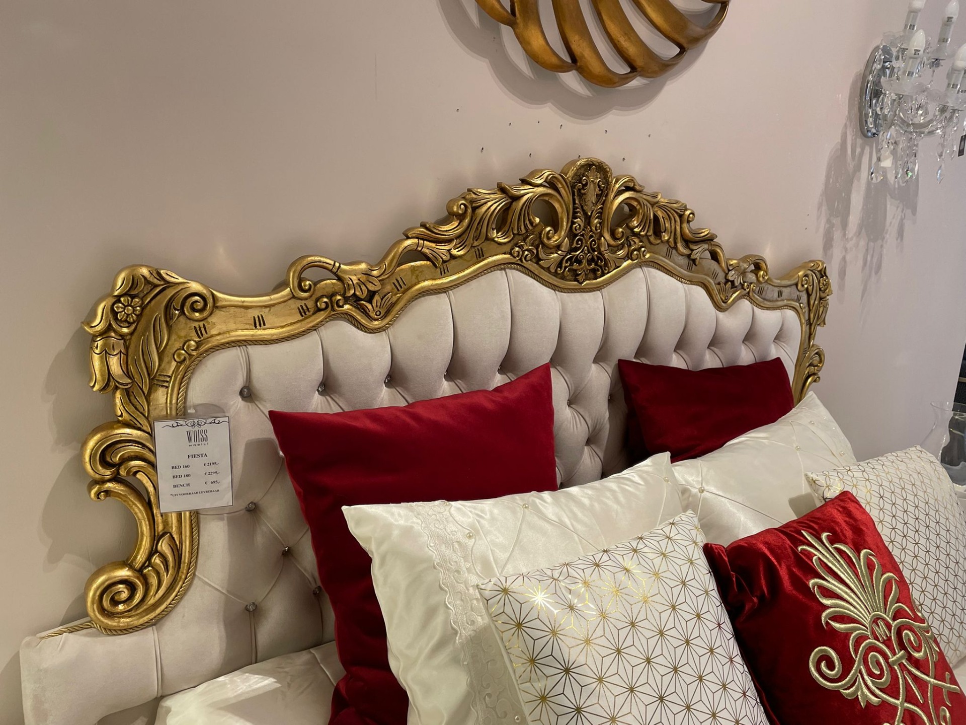 Civiel matig Bevriezen 9 FIESTA Gouden Barok Bed Luxe Slaapkamer Interieur - Klassiek Slaapkamers  - Woiss Meubels | Stijlvol Inrichten voor Luxe Interieur