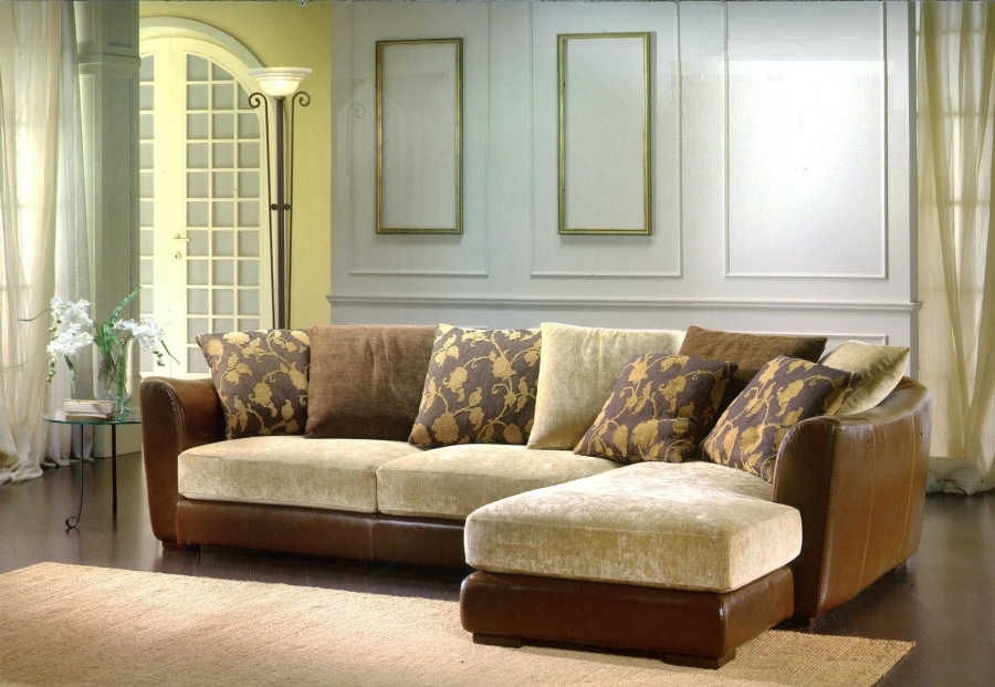 41 ZANZIBAR stoffen - leren longcair bank chaise longue sofa - Meubels | Inrichten voor Luxe Interieur