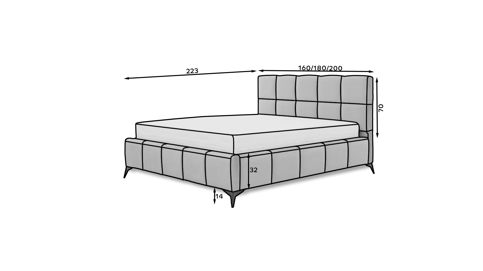 11 MIST Slaapkamer Bed Met Opbergruimte - Boxsprings / Bedden - Woiss Meubels | Stijlvol Inrichten voor Luxe